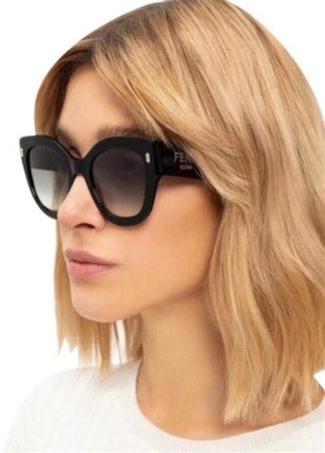 tradesy fendi sunglasses|fendi sunglasses oversize.